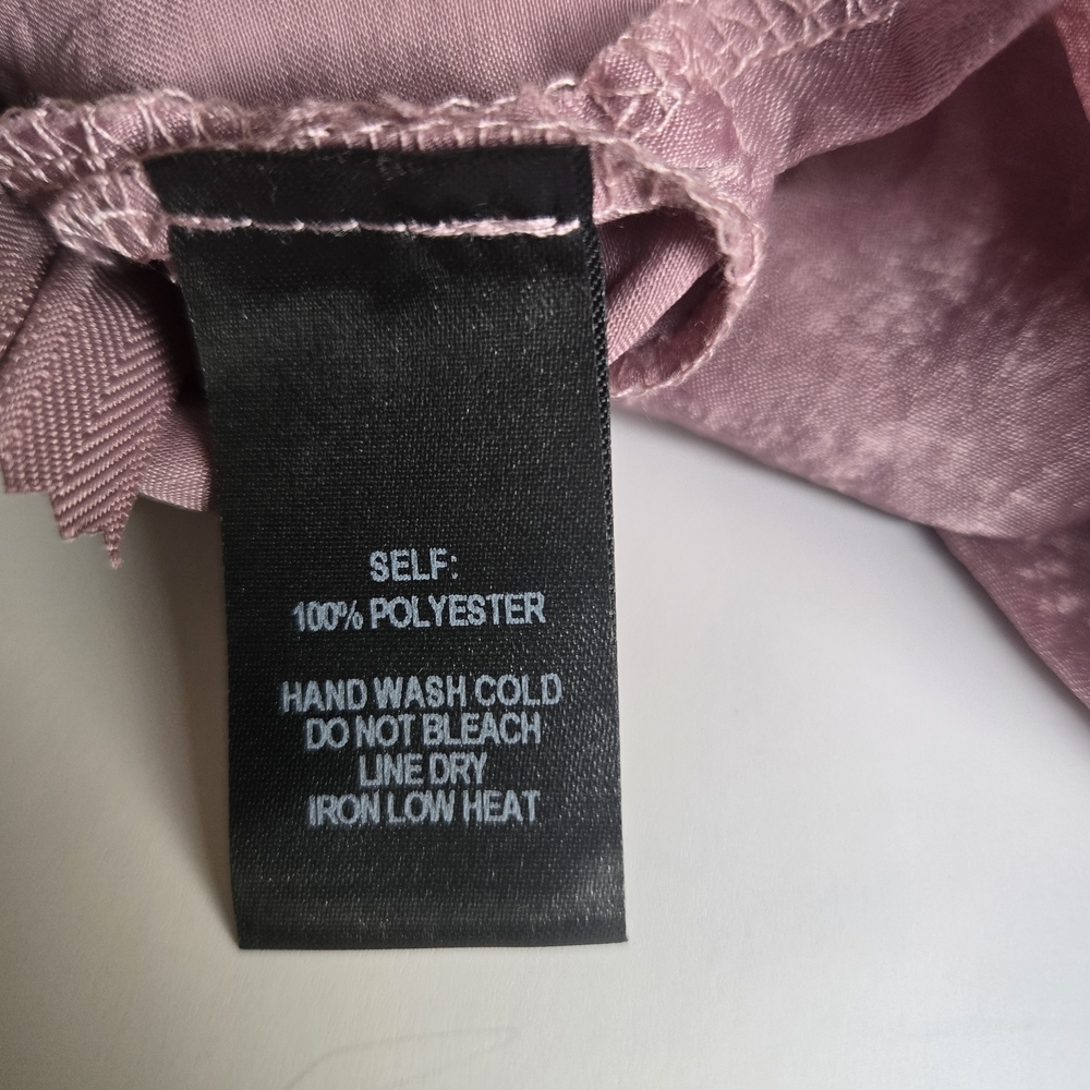 NWT Lulu's Elegant  Pink  Satin Cowl Neck Maxi Dress. Size XS - Picture 7 of 11